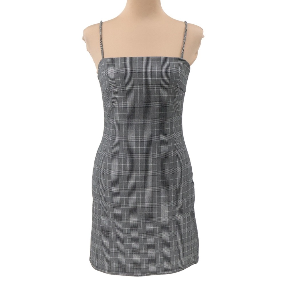 Windsor Plaid Mini Dress Womens Size‎ M  Y2K Office Siren Academia Preppy School